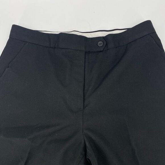 Christopher & Banks Chino Pants Women's 6 Black Mid-Rise Straight Leg Pockets - Picture 11 of 14